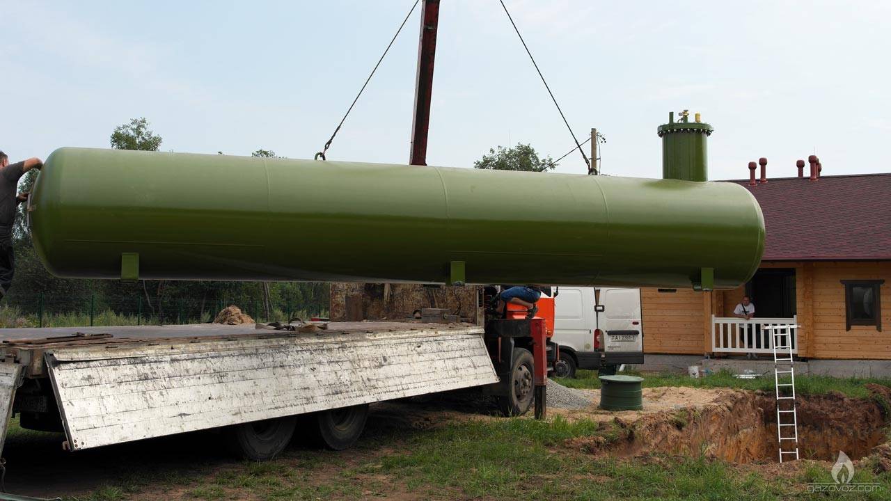 Installation d'une bonbonne de gaz