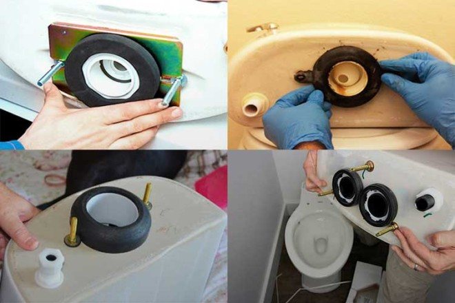 Comment installer un joint entre le réservoir et les toilettes : quand il faut changer le joint