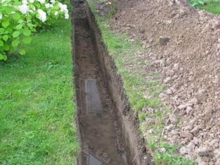 Aménagement du système de drainage du sous-sol