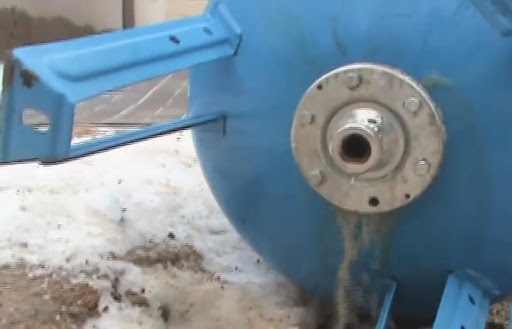 Que faire en cas de fuite d'air dans l'accumulateur Varem