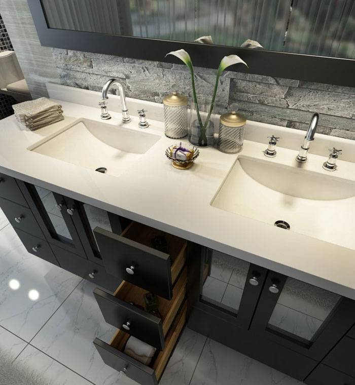 Tailles d'évier de salle de bain: recommandations pour la sélection