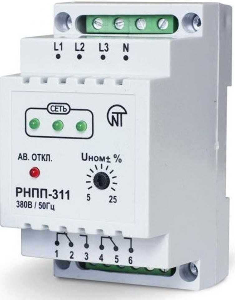 Schéma de connexion du relais de contrôle de phase - tout sur l'électricité