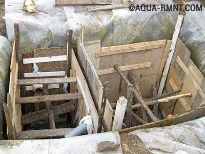 Un exemple de dispositif indépendant d'une fosse septique monolithique en béton