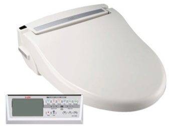 Aperçu comparatif du couvercle du bidet, de la tête du bidet et de la fixation du bidet et de leur connexion