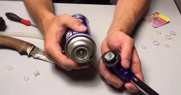 Réparation à faire soi-même d'un brûleur à gaz de camping à allumage piézo : pannes courantes et leur élimination