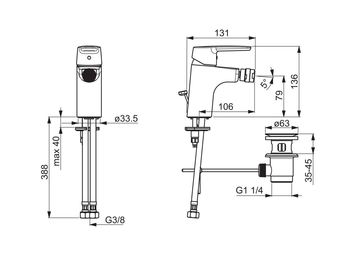 Toilettes avec fonction bidet: qu'est-ce que c'est et comment se connecter