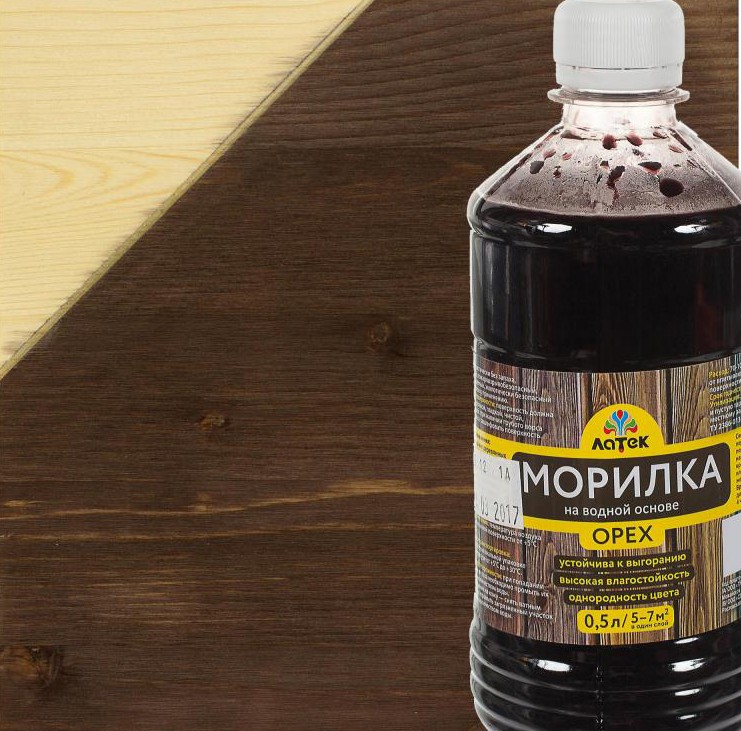 Teinture pour bois: comment faire les travaux de finition de vos propres mains