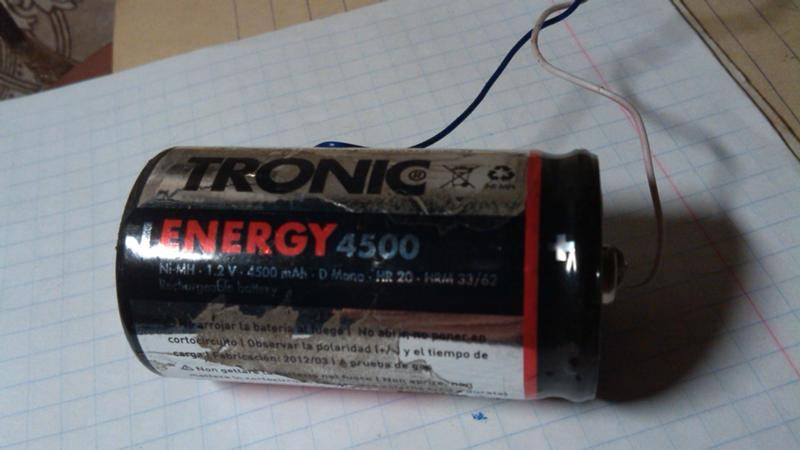 Batteries pour colonne de gaz