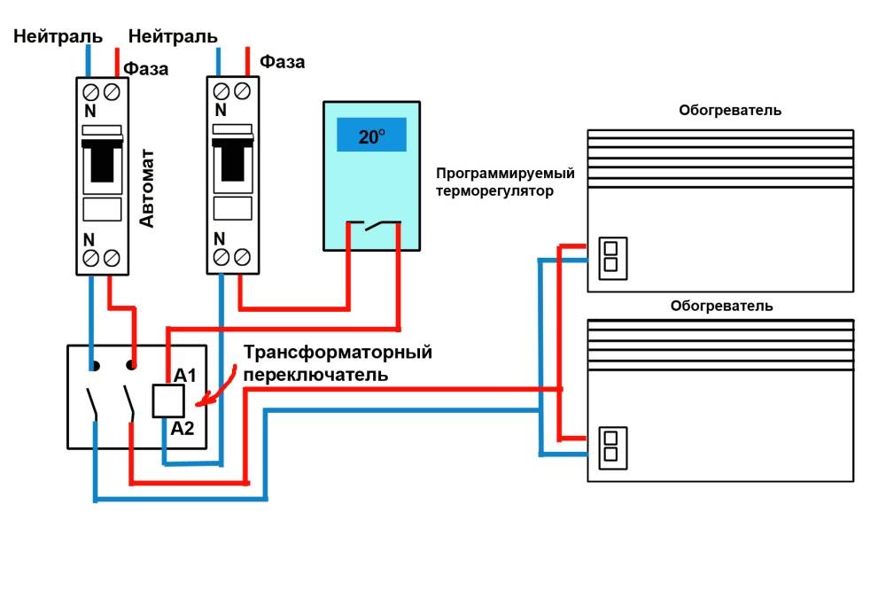 Thermostat pour un radiateur: comment connecter un thermostat à une prise d'appareil électroménager, un schéma pour connecter un thermostat avec un capteur de température d'air