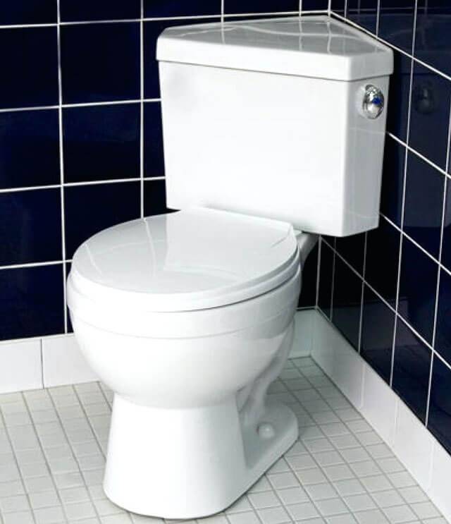 Toilettes d'angle avec réservoir: avantages et inconvénients, schéma et caractéristiques de l'installation de toilettes dans un coin