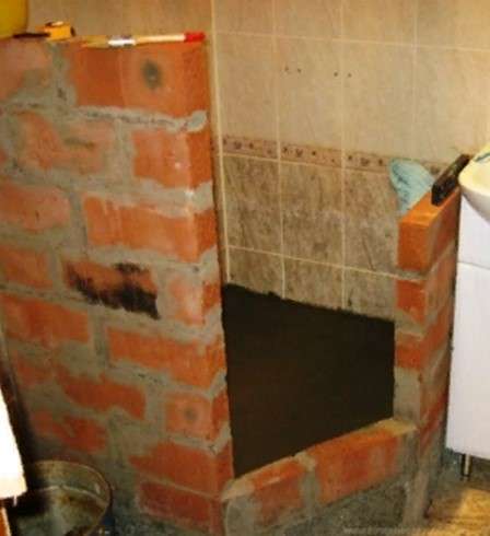 Cabine de douche à faire soi-même - beauté et fiabilité