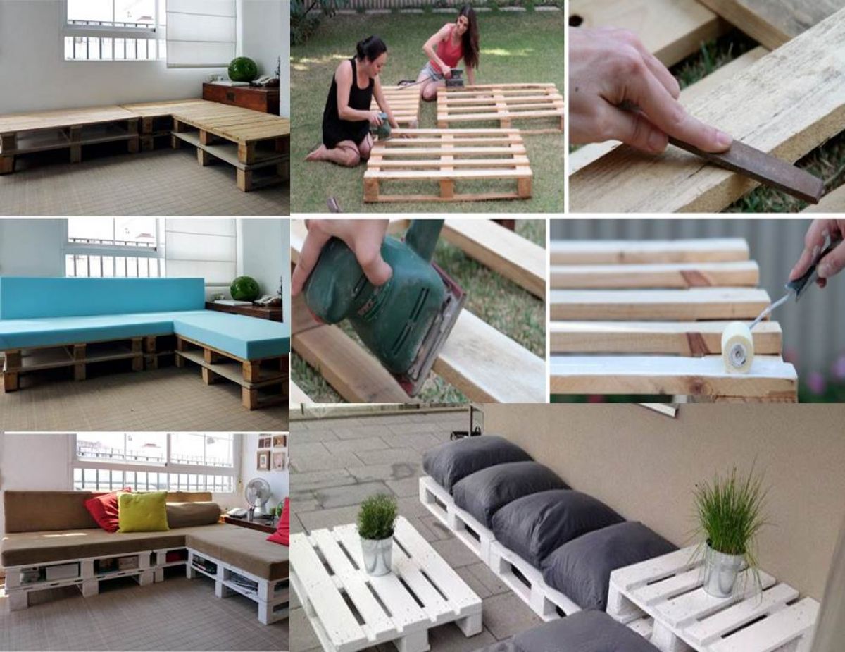 Meuble en palette : bricolage simples bonnes idées (130 photos)