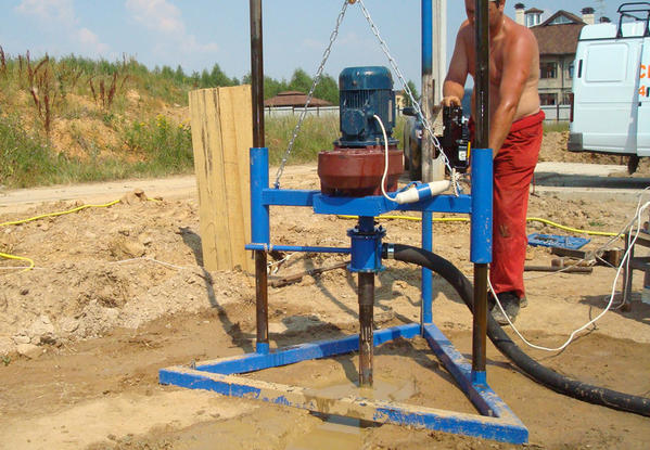 Installation de l'adaptateur de puits