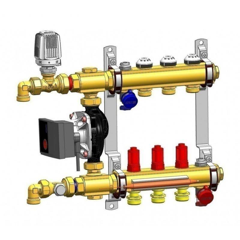 Peignes de distribution pour le chauffage: principe de fonctionnement, installation du collecteur à faire soi-même + vidéo