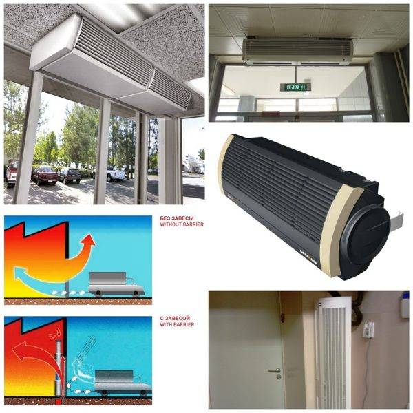 Examen des modèles de rideaux d'air électriques Ballu