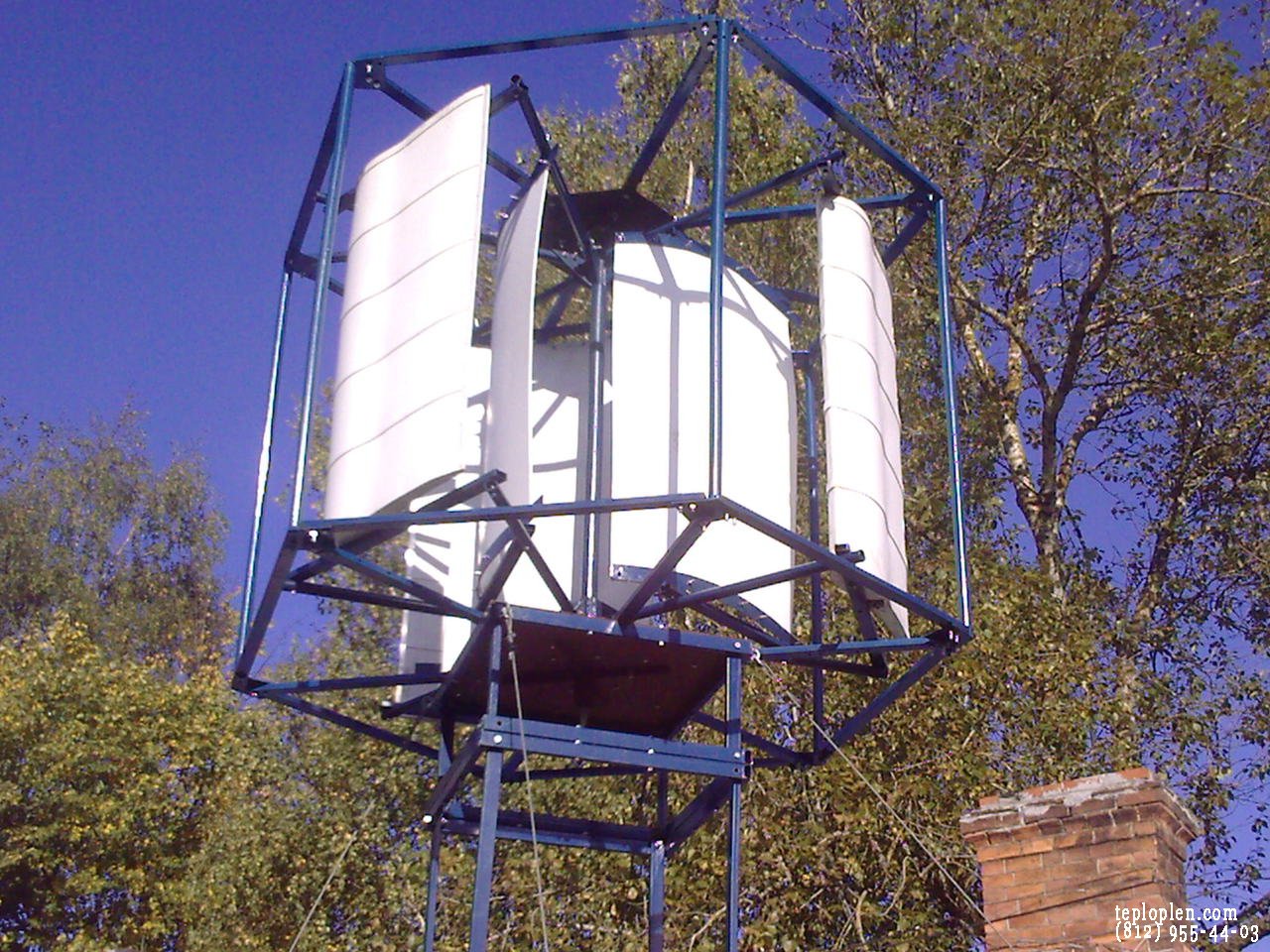 Éolienne à faire soi-même à partir d'un générateur de voiture