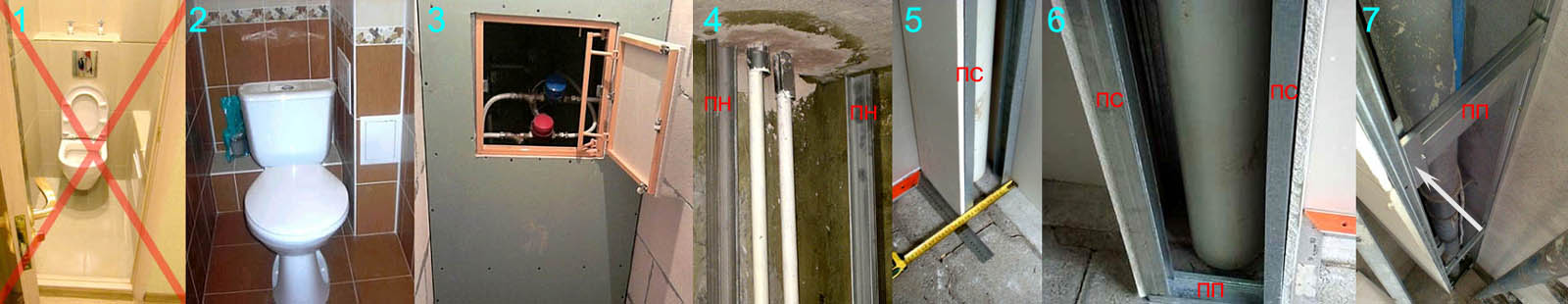 Comment cacher les tuyaux dans la salle de bain: un aperçu des meilleures façons de masquer le pipeline