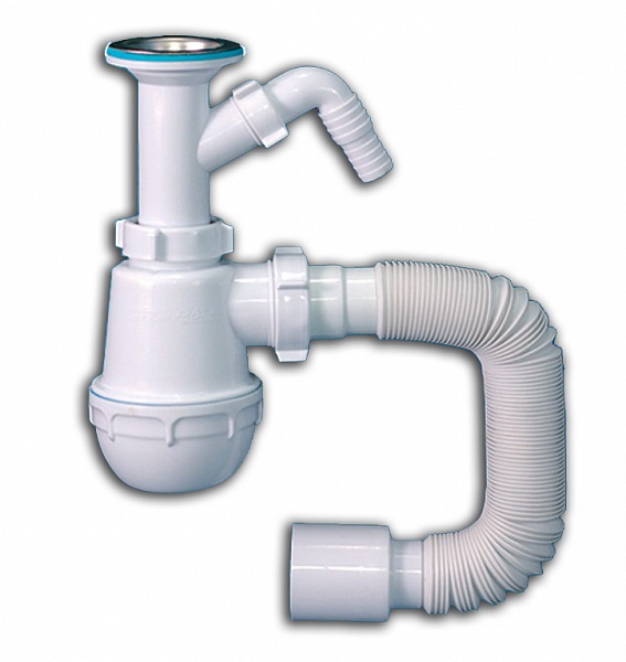 Siphon pour connecter une machine à laver: action, types, installation