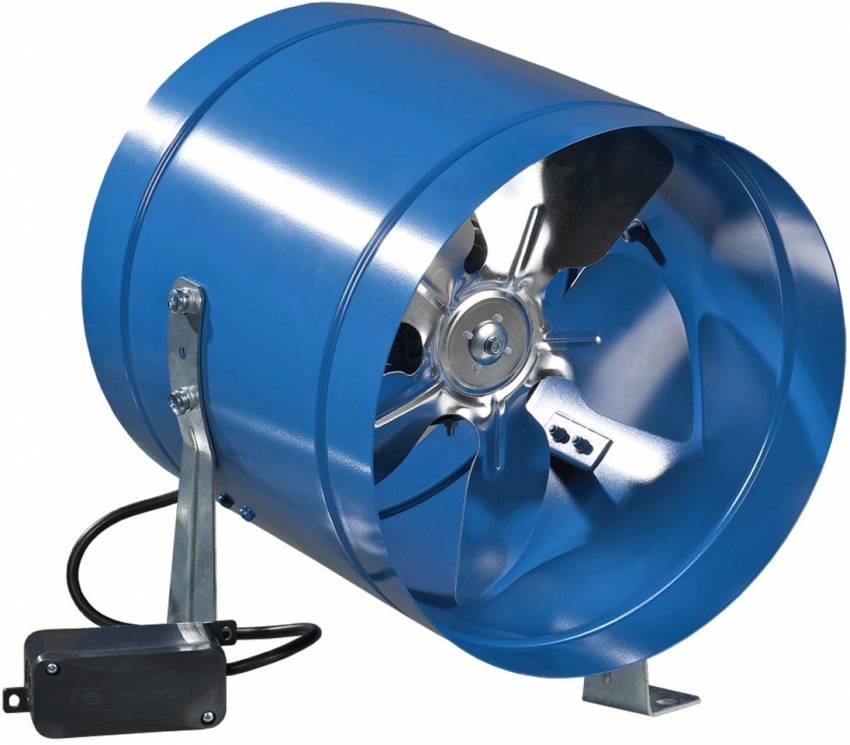 Ventilateur silencieux : appareils électroménagers puissants pour aspiration dans la salle de bain, modèle axial avec clapet anti-retour