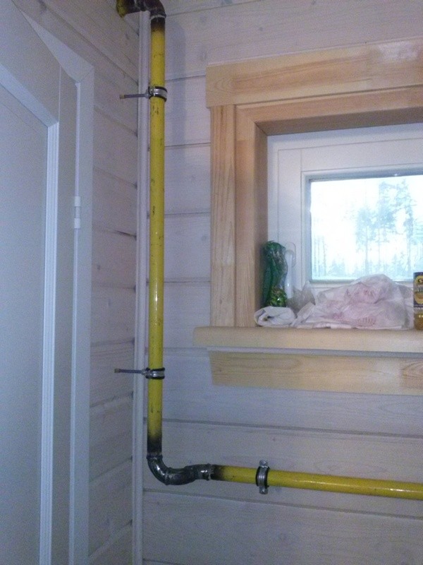 Est-il possible de fermer le tuyau de gaz avec des cloisons sèches