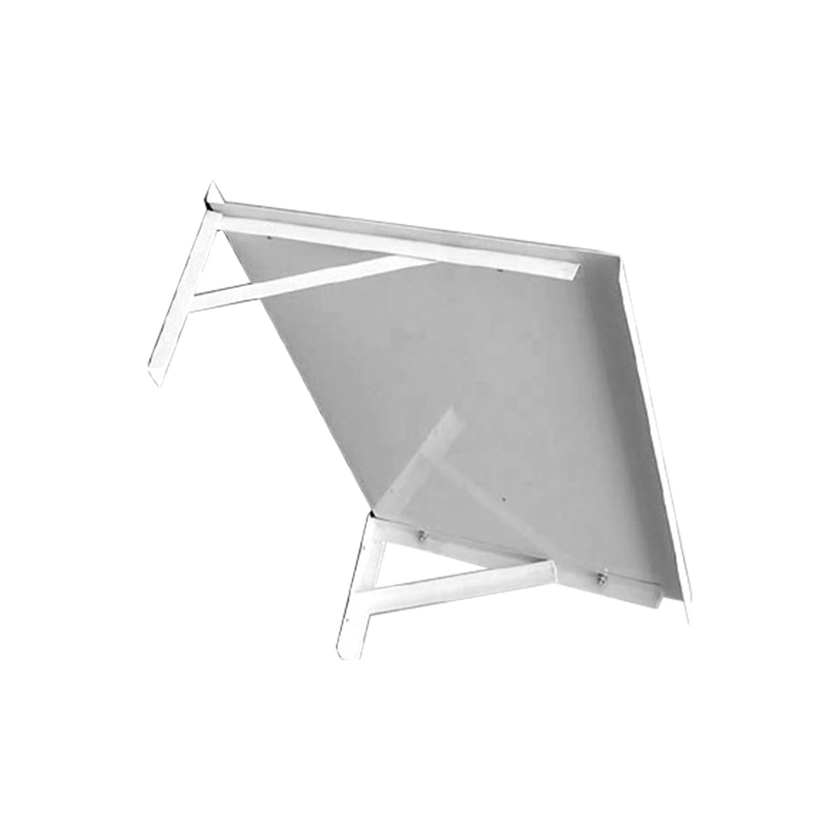 Visière à faire soi-même (auvent) sur le porche d'une maison privée