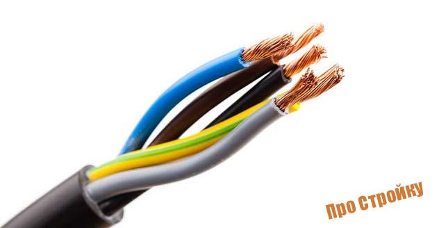 Types de câbles et fils et leur destination : description et classification + interprétation du marquage