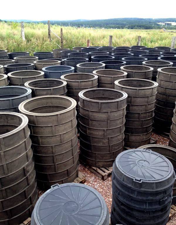 Trappes en polymère pour puits - application réussie d'un nouveau matériau artificiel