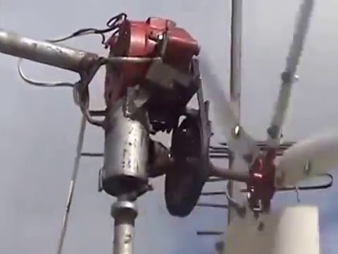 Éolienne à faire soi-même à partir d'un générateur de voiture. vidéo et dessins