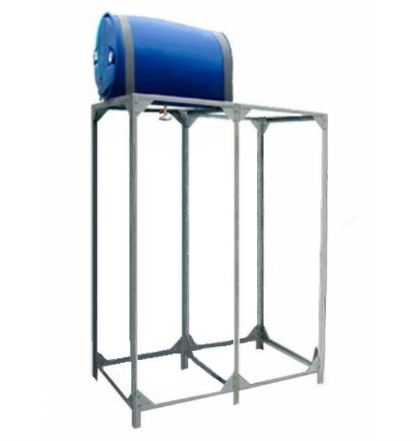 Douche d'été chauffée à faire soi-même: instructions de construction étape par étape