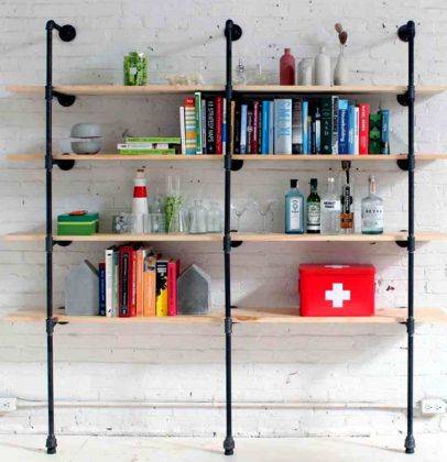 Nous fabriquons une étagère pour les livres de nos propres mains: 6 solutions originales