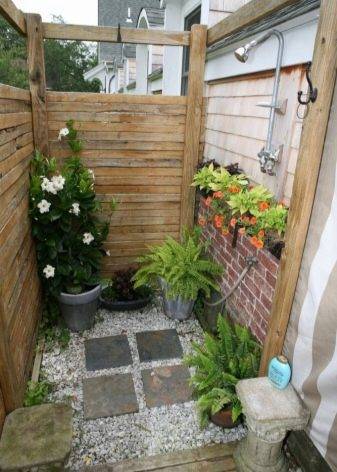 Réservoir pour une douche d'été : conseils pour choisir un modèle fini + comment construire un produit fait maison