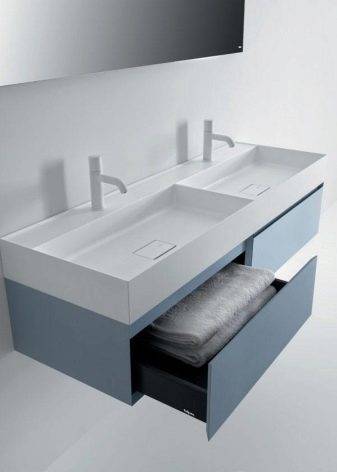 Double vasque : un aperçu des sanitaires insolites + un exemple de travaux d'installation