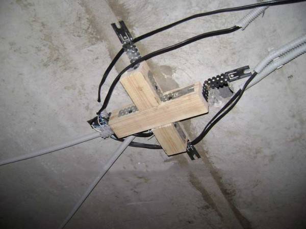 Hypothèque sous un lustre dans un plafond tendu: instructions d'installation de plates-formes pour lustres