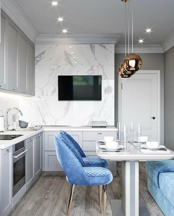 5 façons de remplir de manière rentable un coin dans une petite cuisine