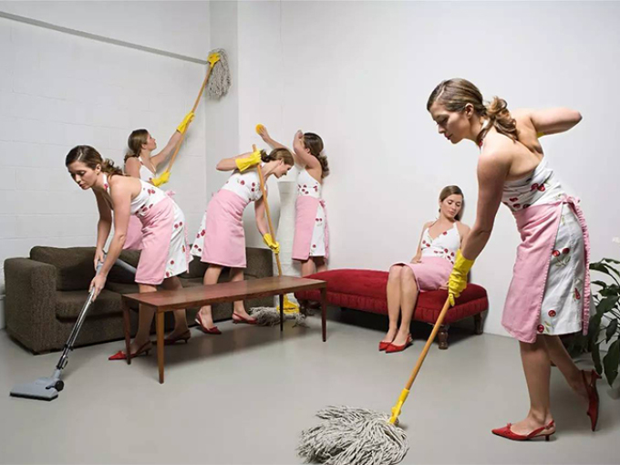 Au lieu d'une serpillière - ce qui ne peut pas être lavé