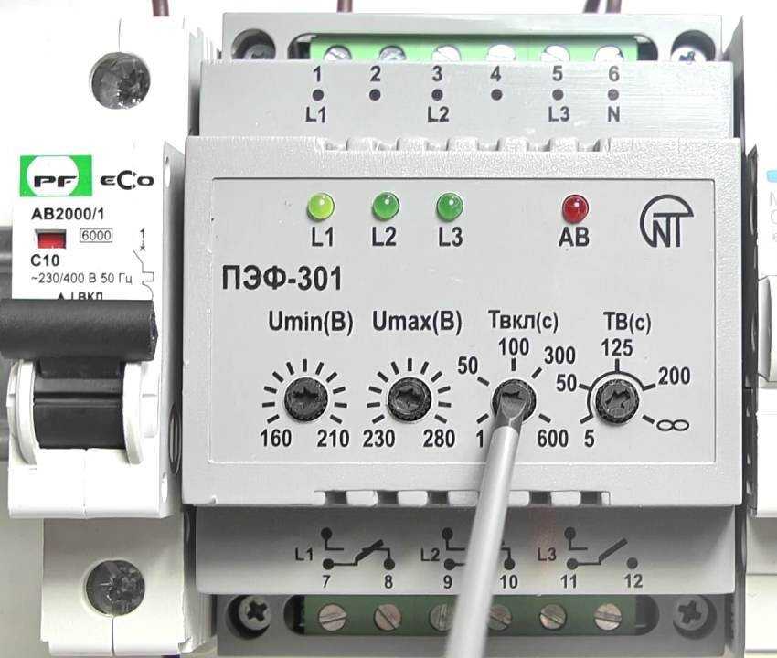 Relais de contrôle de phase : principe de fonctionnement, caractéristiques, raccordement