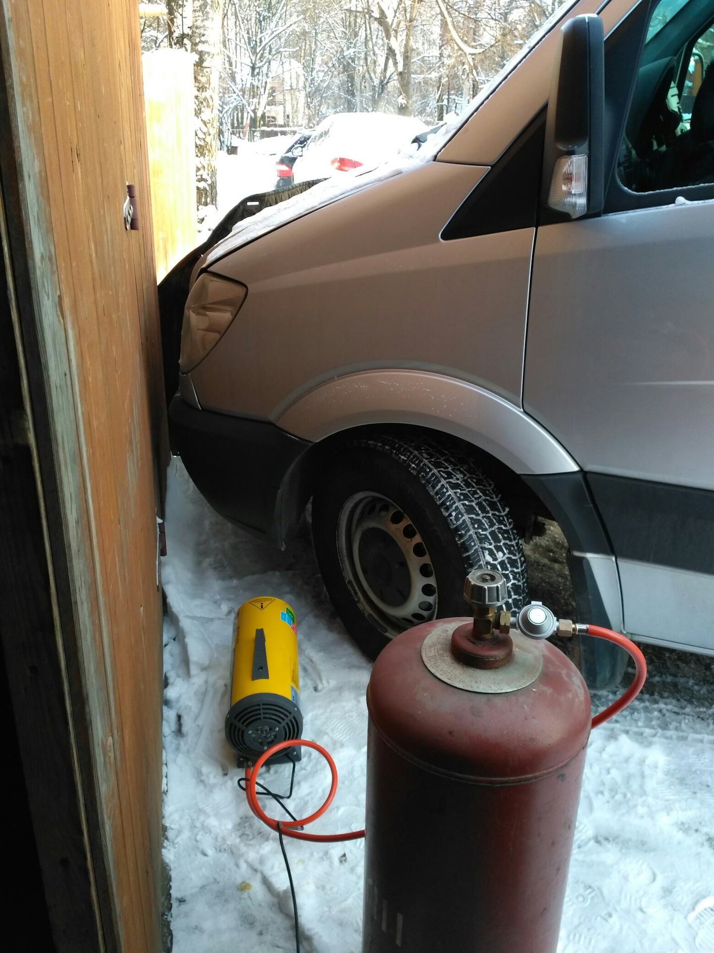 Chauffer une tente d'hiver : comment empêcher le gaz de geler