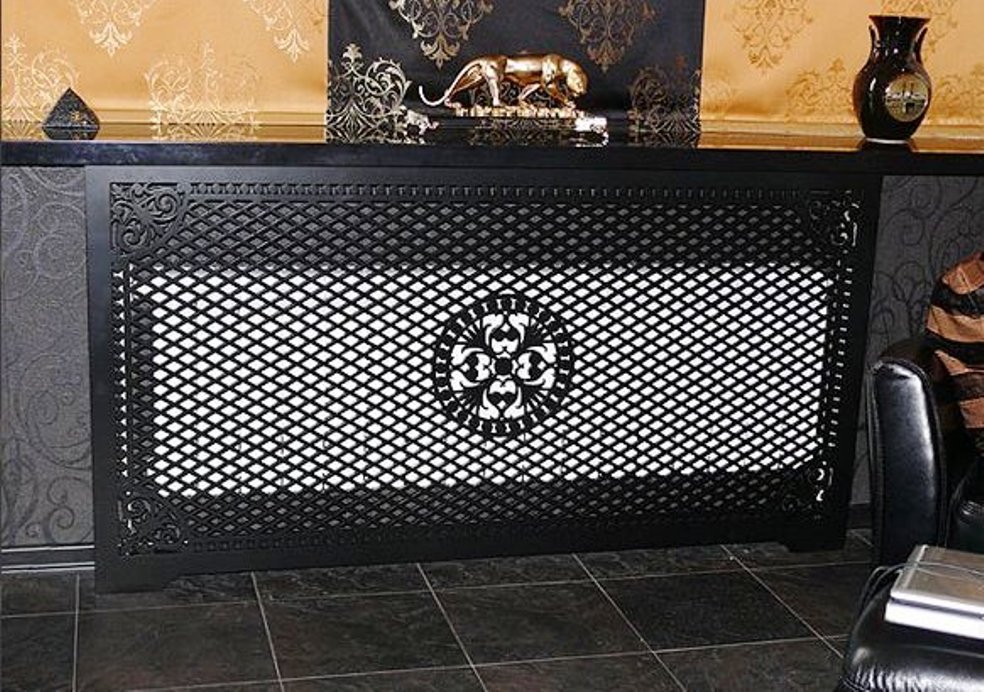 Écran sur la batterie de chauffage : types, matériaux, portée