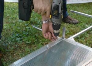 Faire une douche en polycarbonate de vos propres mains