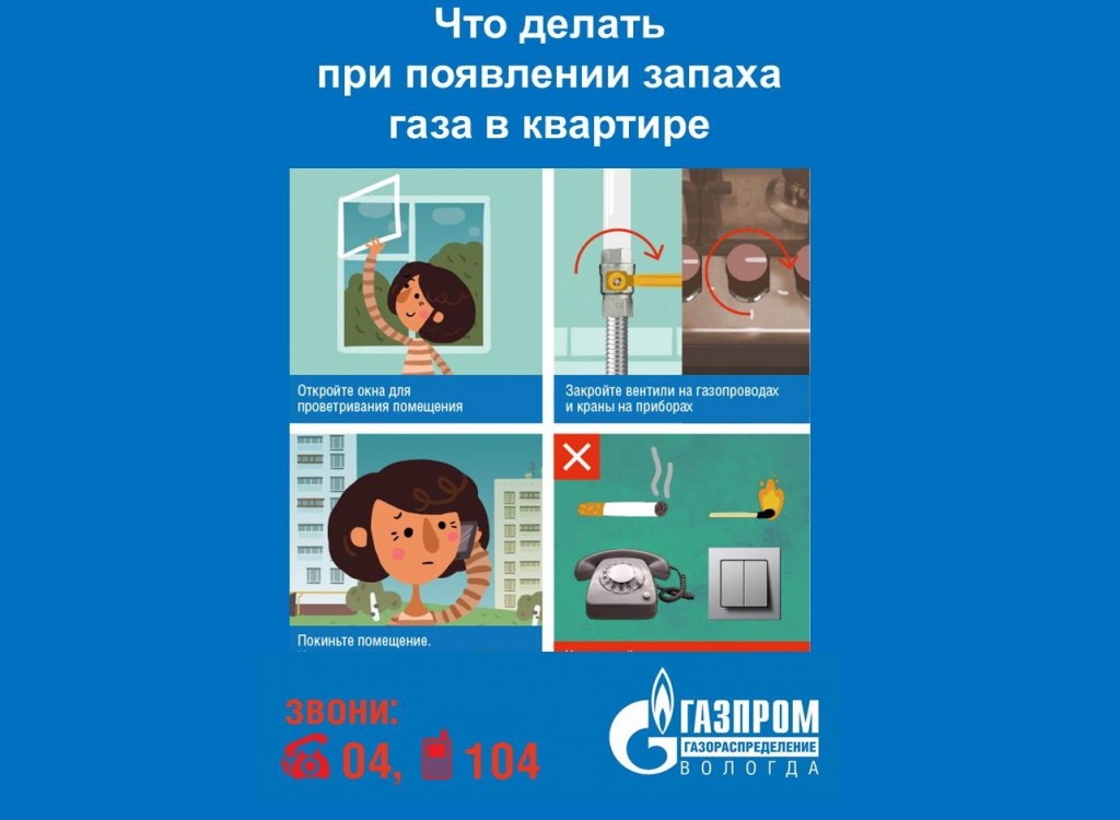 Que faire et où appeler si l'entrée sent le gaz ? algorithme d'actions lorsqu'une fuite est détectée