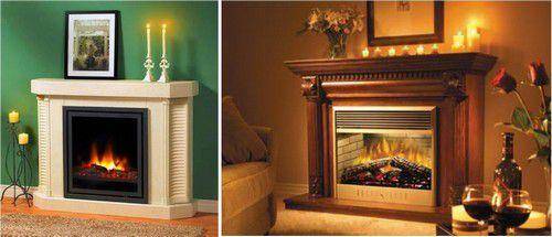 Foyers électriques à effet feu vif