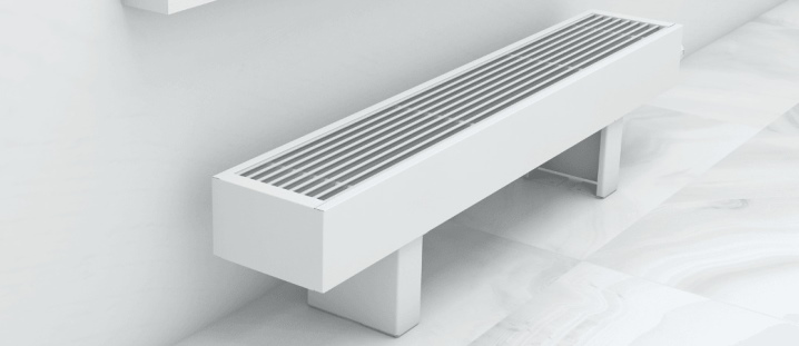 Convecteurs de chauffage au sol à eau: types, fabricants, comment choisir le meilleur