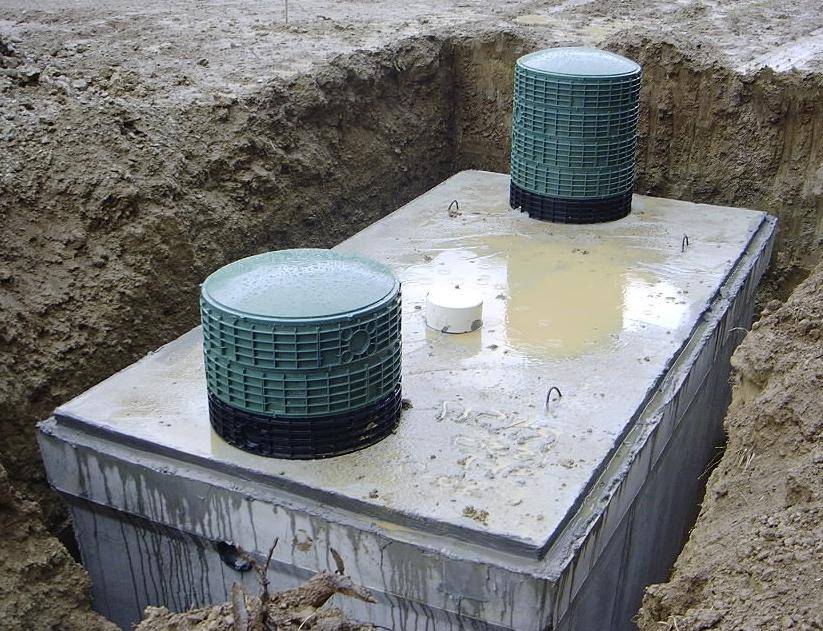Fosse septique en anneaux de béton : dispositif, schéma, installation + installation