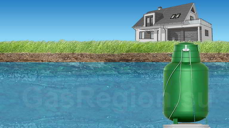 Gazomètre mobile : citerne mobile sur remorque pour stockage de gaz