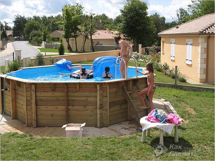 Comment faire une piscine dans le pays de vos propres mains: les meilleures options et master classes
