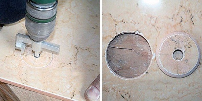 Perceuse à carrelage: nous perçons correctement la céramique et les carreaux - photo, vidéo