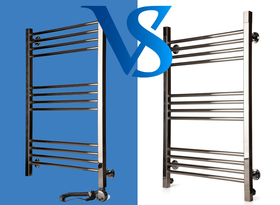 Sèche-serviettes à eau - comment choisir la meilleure option et la connecter correctement ?