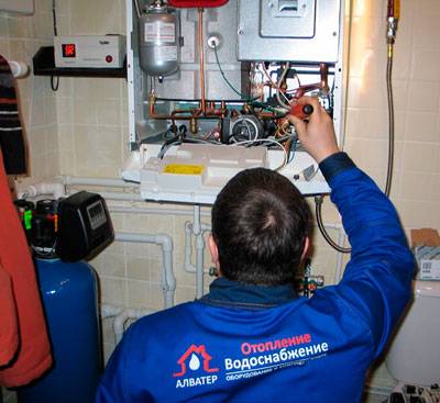 Installation des chaudières à gaz Baxi: schéma de connexion et instructions de mise en place