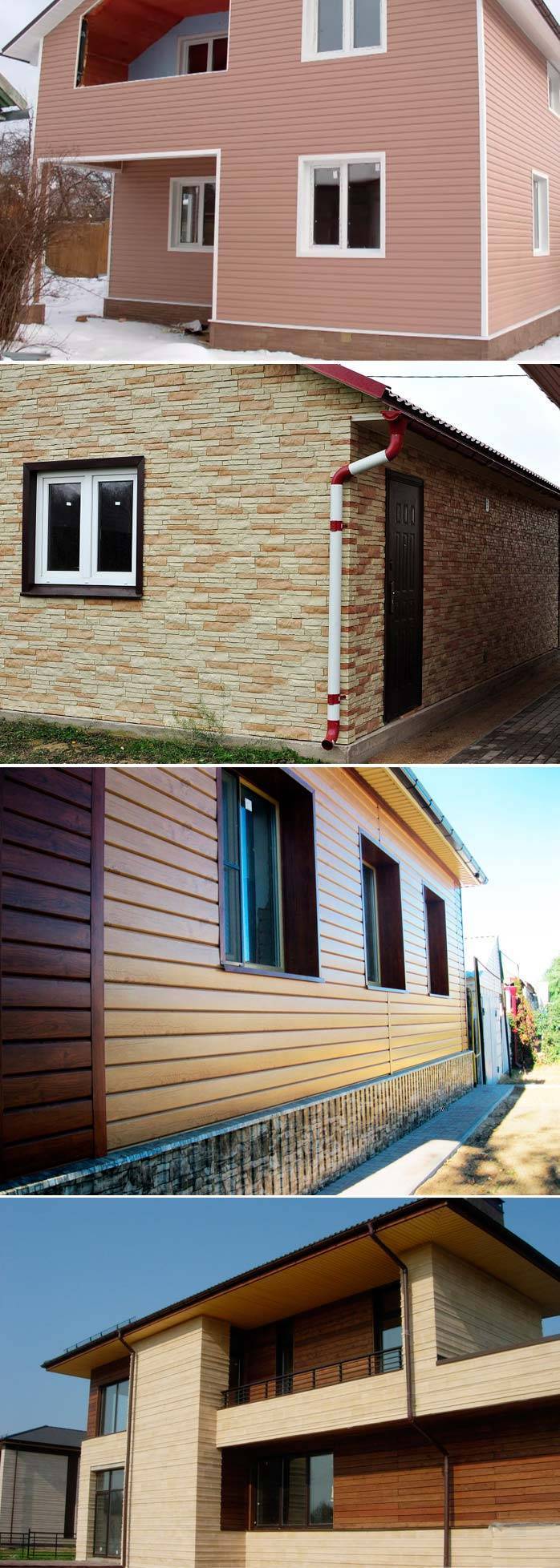 Comment recouvrir une maison en bois à l'extérieur magnifiquement et à peu de frais: matériaux, technologies, photos