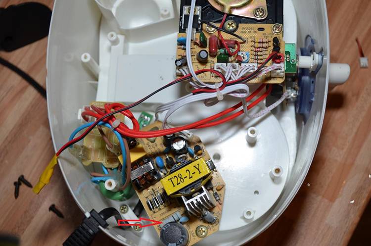 Schéma du circuit de l'humidificateur d'air